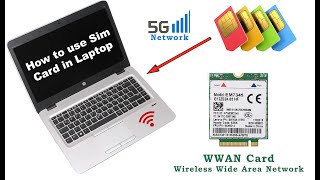 How to install Sim Card In Laptop  How To Insert Sim Card In Laptop  Use Sim Card in HP Laptop [upl. by Kcirdle171]