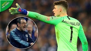 Kepa Arrizabalaga Refuses to be substituted in Carabao Cup Final Penalties 1080p HD [upl. by Luar]