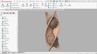 Advanced Part Modeling  SolidWorks Tutorial [upl. by Diley]