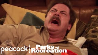 Leslie Knope Shoots Ron Swanson  Parks and Recreation [upl. by Dnalyk]