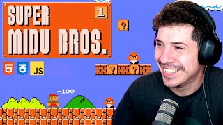 Tutorial del juego SUPER MARIO BROS con HTML CSS JavaScript  Curso de Videojuegos [upl. by Langelo]