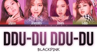 BLACKPINK – DDUDU DDUDU Color Coded Lyrics [upl. by Philis]