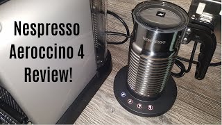 Nespresso Aeroccino 4 Milk Frother Review  Worth upgrading from the Aeroccino 3 [upl. by Aleuqahs919]