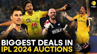 Biggest Deals in IPL 2024 Auctions [upl. by Joo]