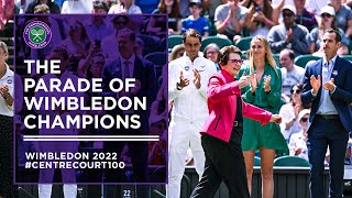 Legendary Wimbledon Champions Return to Centre Court  Wimbledon 2022 [upl. by Sterner452]