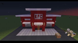 How to make a KFC banner in minecraft [upl. by Haran]