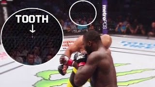 Anthony quotRumblequot Johnson KOs Glover Teixeira In 13 Seconds Tooth Flies Out [upl. by Boucher366]