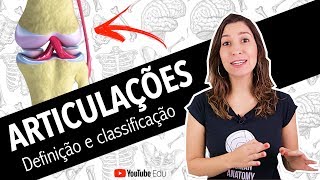 Articulações definição e classificação  Anatomia etc [upl. by Noived]