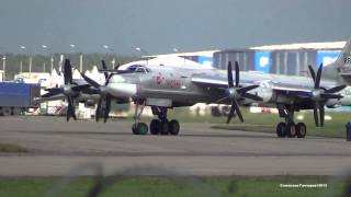 Tupolev Tu95MS Engine Start and Takeoff [upl. by Ortiz594]