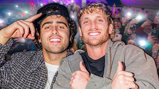 I TOOK LOGAN PAUL TO A FRAT PARTY [upl. by Irdua]