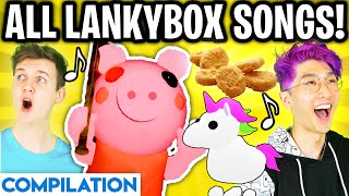 ALL LANKYBOX SONGS COMPILATION Piggy Song Roblox Adopt Me Song Chicken Nugget Song amp MORE [upl. by Edmondo]