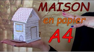 MAISON EN PAPIER facile [upl. by Odel]