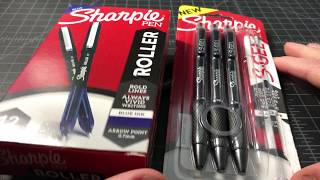 Sharpie SGel and Roller Pens Reviewed [upl. by Lindi3]