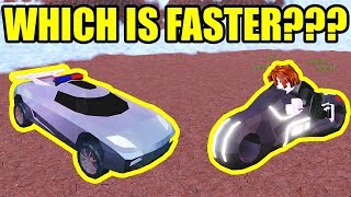 TORPEDO is the FASTEST CAR in JAILBREAK  Roblox Jailbreak Vehicle Speed Test [upl. by Taylor]