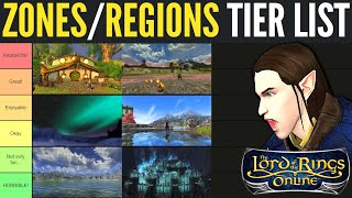 LOTRO My Favorite ZonesRegions Tier List All Zones Ranked [upl. by Holzman]