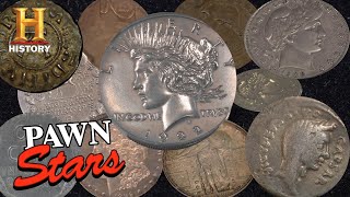 Pawn Stars TOP COINS OF ALL TIME 20 Rare amp Expensive Coins  History [upl. by Nyleuqcaj251]