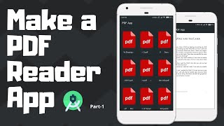 Make a PDF Reader App  Android Project  Part12 [upl. by Durand]