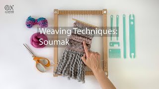 Weaving Techniques How to Weave Soumak [upl. by Enialed]