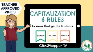 Capitalization Rules for Kids  6 Capital Letter Rules in English Teaching Video [upl. by Anderegg]