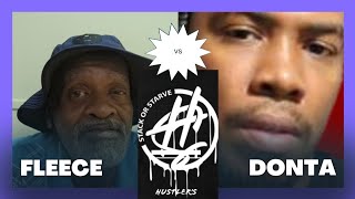 FLEECE JOHNSON TELLS DONTA OVER AT THE DONTA SHOW LETS DO IT EASY KNOCKOUT FOR FLEECE PRISON [upl. by Yerahcaz]