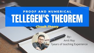 Tellegens Theorem with Proof and Numerical  Circuit Theory [upl. by Lednem]