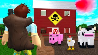 I Found A BLOXBURG FARM They Were Poisoning Food Roblox [upl. by Tulley]