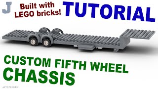 Tutorial  LEGO Fifth Wheel Chassis 1  12 [upl. by Thaddus]