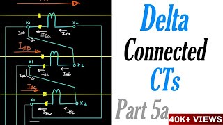 Introduction to Current Transformers Part 5a Delta connected CTs [upl. by Cariotta579]