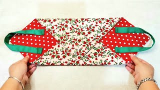 This Unbelievable Sewing Trick is Very Easy to Make Bag 🎄 Great Sewing Tutorial diybag [upl. by Eerat709]