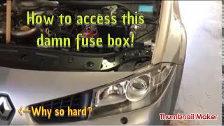 How to access fuses on your Renault [upl. by Hildagard925]