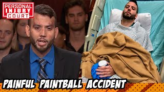 He Got Shot In The WORST PLACE During Paintball  Personal Injury Court [upl. by Yrffoeg367]