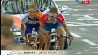 Tour de France 2001 Lance Armstrong Alpe DHuez 55 [upl. by Napier963]