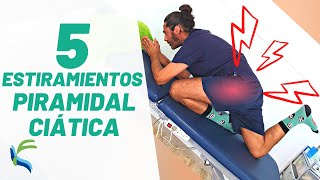 CIATICA 5 EJERCICIOS de estiramientos para PIRAMIDAL  Fisiolution [upl. by Aiuqat]