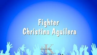 Fighter  Christina Aguilera Karaoke Version [upl. by Kirt477]