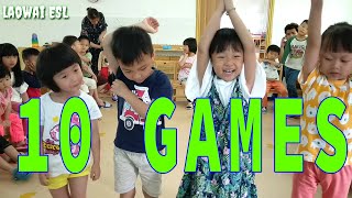 10 ESL games  simple activities kindergarten [upl. by Idas]