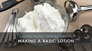 How to Guide Making a Basic Lotion [upl. by Ravid]