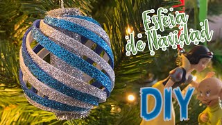 🎄DIY  ESFERA DE NAVIDAD FÁCIL con GOMA EVAFOAMY [upl. by Naggem]