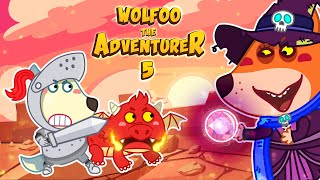 Wolfoo Series NEW 🔥 Wolfoo the Adventurer  Episode 5  Wolfoo Series Kids Cartoon [upl. by Snowber]