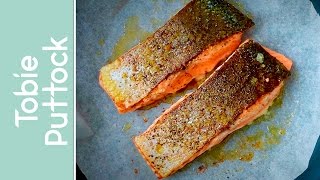 How to Cook Crispy Skin Salmon [upl. by Relyt]