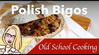 Polish Bigos Recipe  Traditional Polish Hunters Stew  One pot recipe [upl. by Adnolohs]