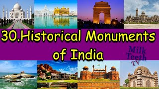 30 Famous Indian Historical Monuments With Pictures and Description  UNESCO World Heritage Sites [upl. by Payne732]