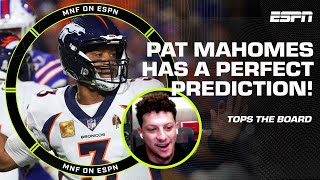 Patrick Mahomes makes a PERFECT PREDICTION 🔮  Manningcast [upl. by Polard124]