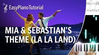 Mia amp Sebastians Theme La La Land  Piano Tutorial  Free Sheet Music [upl. by Eintruoc]