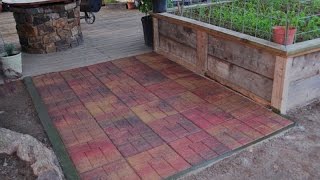 Sealing Pavers with Quikrete High Gloss sealer [upl. by Morton]