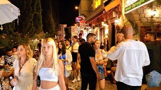 Alaçatı Ceşme Nightlife 4K Walking Tour [upl. by Lennod948]