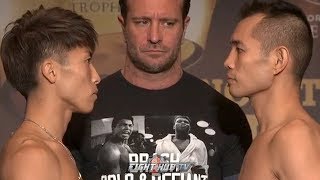 NAOYA INOUE VS NONITO DONAIRE  FULL WEIGH IN AND FACE OFF VIDEO [upl. by Tereb]