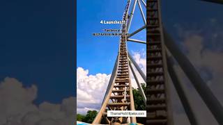 INTENSE Roller Coaster 😱 Pantheon at Busch Gardens Williamsburg Virginia [upl. by Truitt]