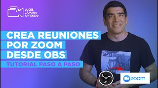 TRANSMITE a ZOOM ► Con el NUEVO OBS Studio 26 [upl. by Eadith]