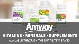 Nutrilite Vitamins Minerals amp Phytonutrient Supplements  Amway [upl. by Tenner801]