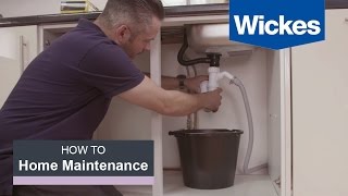 How to Fix a Leaking Sink with Wickes [upl. by Bigler169]